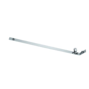 KK-206L750-PC Стабилизационная штанга стена-стекло 90°, 30*15/750, Хром глянцевый