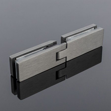 P03-105GRF/sus304 Петля стекло-стекло 180°, графит матовый, sus304