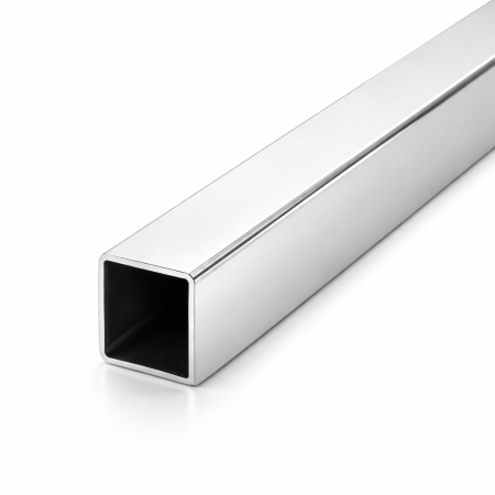 Труба 15х15х1мм, длина 3000мм, нержавеющая сталь, хром