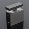 S02-505GFM/sus304 Соединитель труба-стекло 30х10, графитовый матовый, sus304