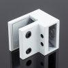 D02-503WM/sus304 Держатель труба-стекло 30х10 торцевой, белый матовый, sus304