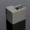 D02-503GFM/sus304 Держатель труба-стекло 30х10 торцевой, графит матовый, sus304