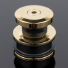 R02-401GD/SUS304 Ролик с креплением к стеклу, яркое золото, SUS304