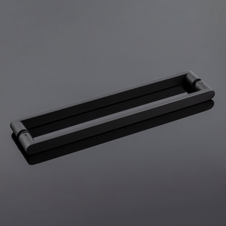 RP02-301BLK/sus304 Ручка полотенцесушитель-скоба, нержавеющая сталь sus304, черный матовый