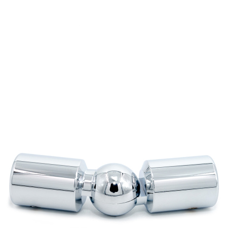 Соединитель трубы Ø19 90°-180°, латунь, хром