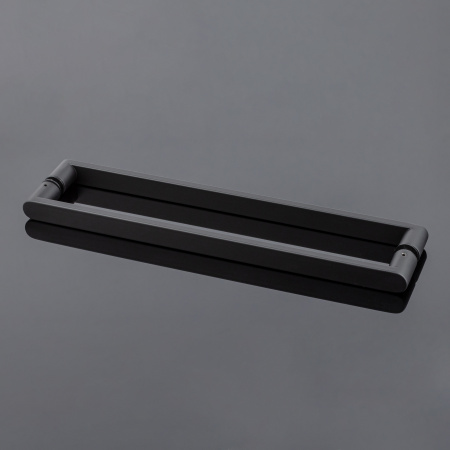 RP02-301BLK/sus304 Ручка полотенцесушитель-скоба, нержавеющая сталь sus304, черный матовый