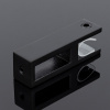 S02-501BLK/sus304 Держатель стекла сквозной 30х10, черный матовый, sus304