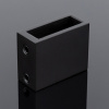 S02-500BLK/sus304 Соединитель труба стена 30*10, черный матовый, sus304