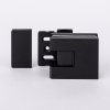 Петля стена-стекло с крышкой 90°,черный матовый, латунь H54-BLK/brass
