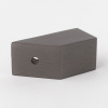 Крепление штанги 15x15 к стене 45° Графит S10-1504GF
