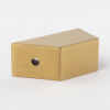 Крепление штанги 15x15 к стене 45° золото глянцевое S10-1504GD