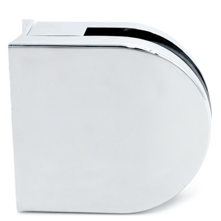 CW-408Z-PC Коннектор с округлым основанием из цинкового сплава, Хром глянцевый