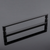 RP02-301BLK/sus304 Ручка полотенцесушитель-скоба, нержавеющая сталь sus304, черный матовый