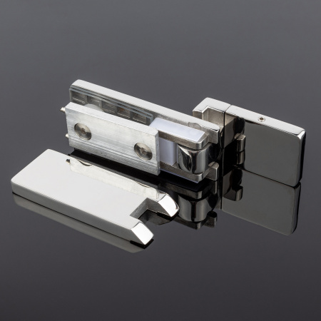 P03-106CR/sus304 Петля стена-стекло, открывание 90˚, хром, sus304