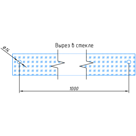 Ручка-скоба, золото, нержавеющая сталь