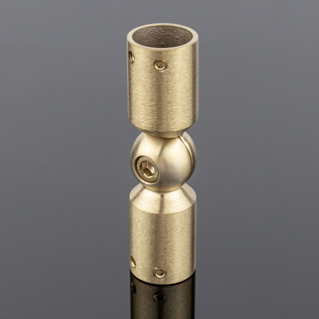 S02-511BGM/sus304 Соединитель трубы ф19 90°-180°, брашированное золото, sus304