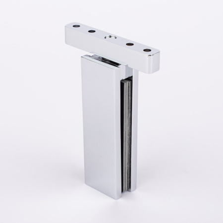 Петля для стеклянной душевой кабины, профиль-стекло, хром, латунь T26-СR/brass