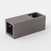 T-образное крепление штанги 15х15 Графит S10-1503GF