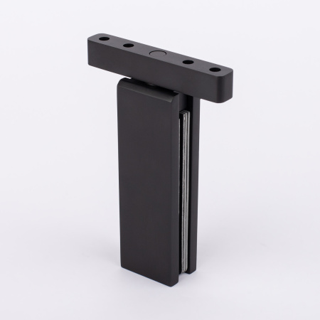 Петля профиль-стекло, черный матовый, латунь T26-BLK/brass