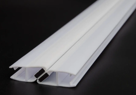 PVH04-902WM8 Магнитный уплотнительный профиль, 180° скошенный угол для стекла 8мм, 2500мм, premium