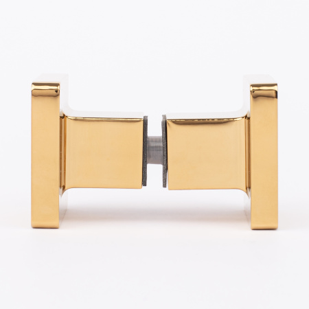 Ручка-кноб квадратная, золото, латунь