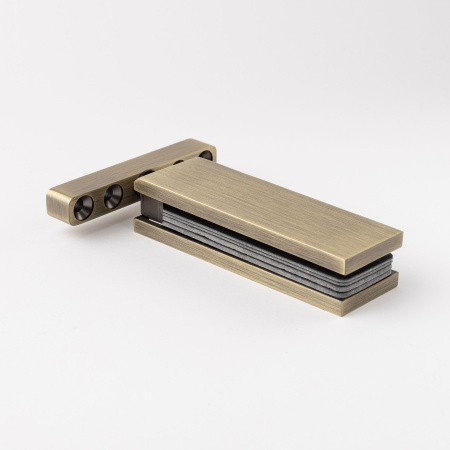 Петля профиль-стекло, бронза, латунь T26-BRZ/brass