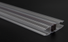 Уплотнительный ПВХ профиль для стекла 6мм PVC14-MA622CL
