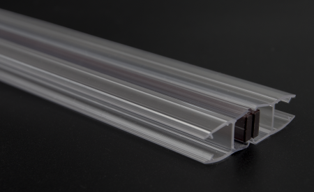 Уплотнительный ПВХ профиль для стекла 6мм PVC14-MA622CL