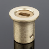 S02-506BGM/brass Соединитель труба-стена ф19, золото брашированное, латунь