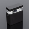 S02-505BLK/sus304 Соединитель труба-стекло 30х10, черный матовый, sus304