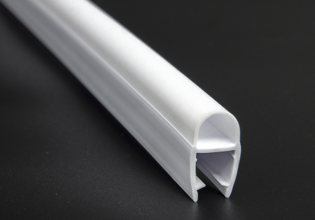 PVH04-906WM8 Уплотнительный ПВХ профиль для стекла 8 мм, 2500 мм,premium