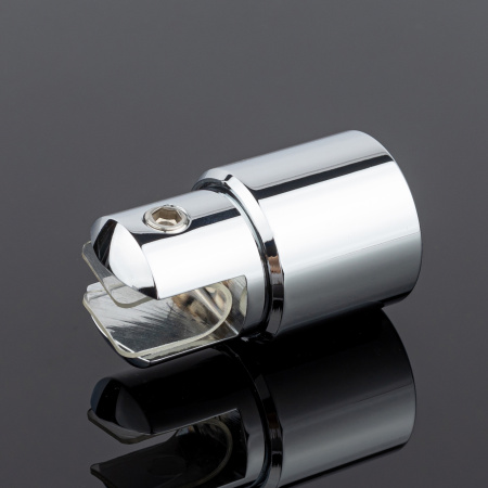 D02-508CR/brass Держатель стекла ф19, хром, латунь