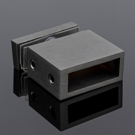 S02-505GFM/sus304 Соединитель труба-стекло 30х10, графитовый матовый, sus304