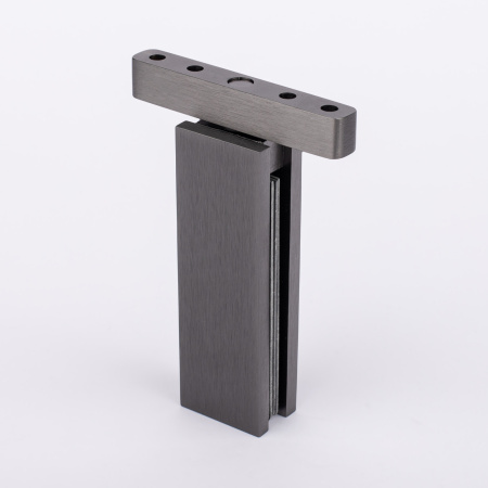 Петля профиль-стекло, графит матовый, латунь T26-GFM/brass