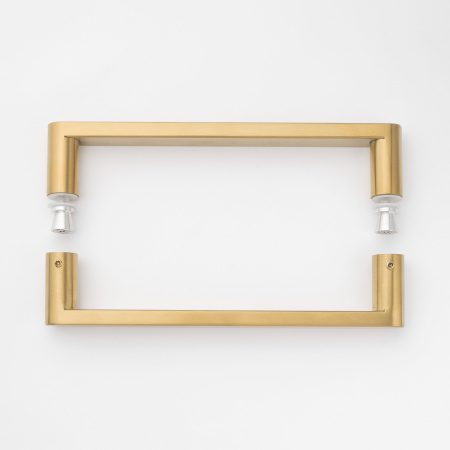 Ручка-скоба, брашированное золото, нержавеющая сталь