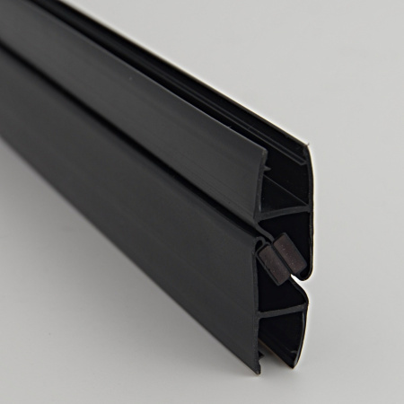 Уплотнительный ПВХ профиль для стекла 6мм PVC14-ML622BL