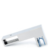CK-108D30-PC Коннектор трек-стекло 90° прямоугольный,сквозной, 30*10, Хром глянцевый