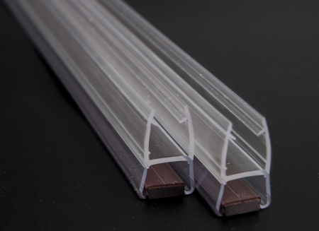 Уплотнительный ПВХ профиль для стекла 6мм PVC14-MA622CL