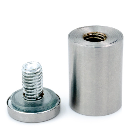 CQ-2540-MC Дистанционный держатель 25*40, Хром Матовый